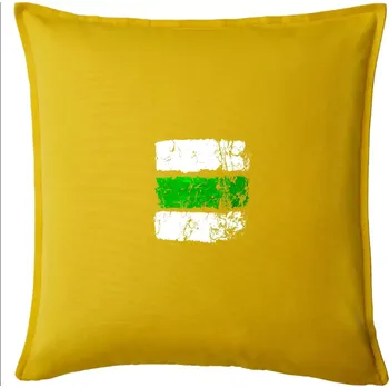 Polštář Turistická značka - zelená - Polštář 50x50 - 50x50 - Pouze potah ( Žlutá )