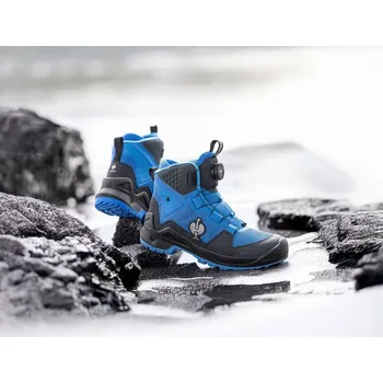 Pracovní obuv O6 Pracovní obuv e.s. Adelaide mid velikost 46 černá/enciánově modrá Strauss