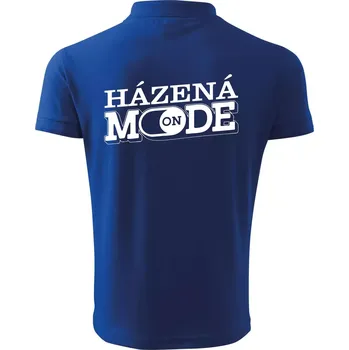 Pánská košile Házená mode - Polokošile pánská Pique Polo 203 - L ( Královská modrá )