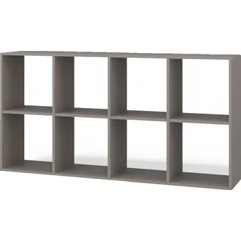 Ložnice Falco Regál Manja 2x4 šedá jíl