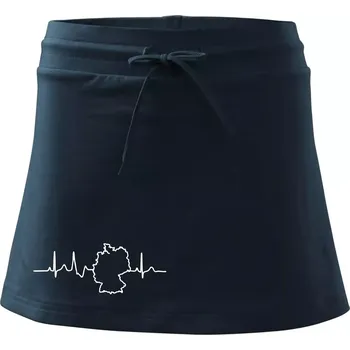 Dámská sukně EKG Německo - Sportovní sukně - two in one - XL ( Námořní modrá (velmi tmavá - téměř černá) )