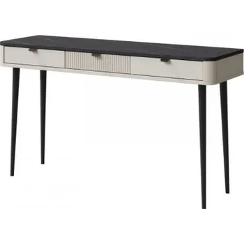 Nábytek Konzolový stolek Rotevio RT15, Barva: kašmír / kašmír + šedý kámen MIRJAN 5903211425806