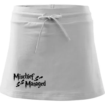 Dámská sukně Harry - Mischief Managed - Sportovní sukně - two in one - XS ( Bílá )