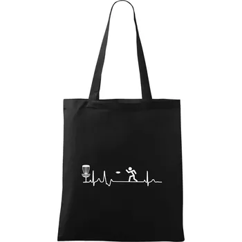 EKG disc golf - Taška bavlněná - 42 x 38 cm ( Černá )