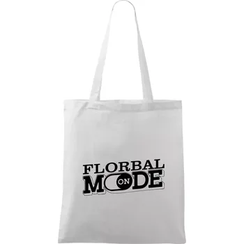 Florbal mode - Taška bavlněná - 42 x 38 cm ( Bílá )