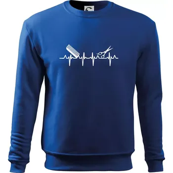 Pánská mikina EKG kadeřnictví - Mikina Essential pánská - S ( Královská modrá )