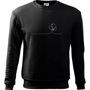 Chlapecké tričko Strom s ptáčkem linka - Mikina Essential dětská - 158 cm/12 let ( Černá )