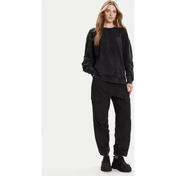Dámské kalhoty G-Star Raw Kalhoty z materiálu Cargo 3D D27022-D909 Černá Boyfriend Fit 25