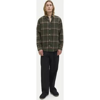 Pánská košile Jack & Jones Košile Classic Flannel 12278406 Zelená Regular Fit S