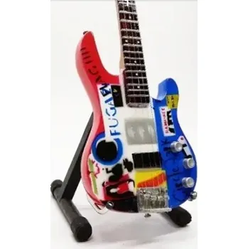 Elektrická kytara Miniatura kytary Music Legends PPT-MK069 Flea Red Hot Chili Peppers Custom Modulus