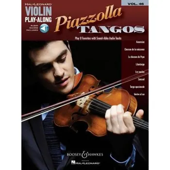 Piazzolla Tangos: Violin Play-Along Volume 46 (Astor Piazzolla)(Pevná)