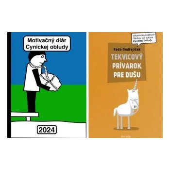 Motivačný diár Cynickej obludy 2024 + Tekvicový prívarok pre dušu (Rado Ondřejíček)(Pevná)
