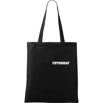Novinář nápis - Fotograf - Taška bavlněná - 42 x 38 cm ( Černá )