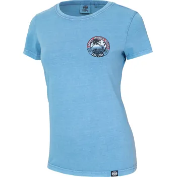 Oblečení a móda PitBull West Coast - dámské triko OCEANSIDE modré XS