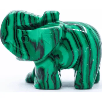 Milujeme Kameny Malachit syntetický - slon Velký 445313