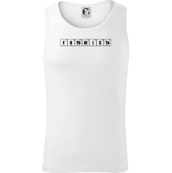 Tabulka fotbalista - Tílko pánské Core - M ( Bílá )