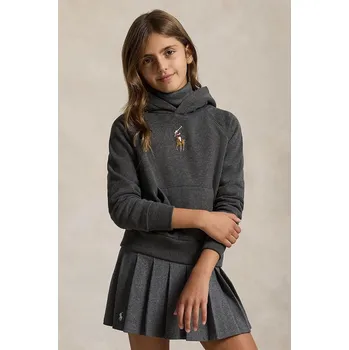 Chlapecká mikina Dětská mikina Polo Ralph Lauren 313978992001 šedá 90X, vel. 136-142