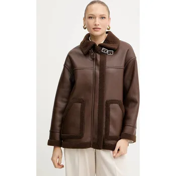 Bunda Silvian Heach LAZOJOSE GPA25171CP hnědá 88X, vel. 40