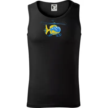Vrtulník rescue - Tílko pánské Core - 2XL ( Černá )