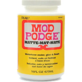 Průmyslové lepidlo Plaid Lepidlo a lak na vodní bázi Mod Podge matný 473 ml