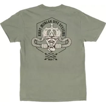 Tričko MOD-1 Rebreather shirt Kirby Morgan, Kirby Morgan zelena XXL