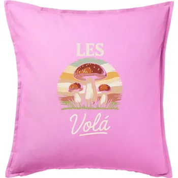 Polštář Les volá - Polštář 50x50 - 50x50 - Pouze potah ( Růžová )