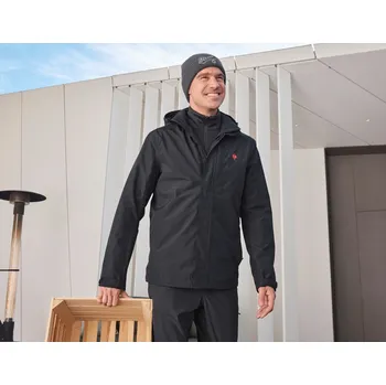 pracovní bunda e.s.concrete Vyhřívaná bunda 3 v 1 černá 2XL