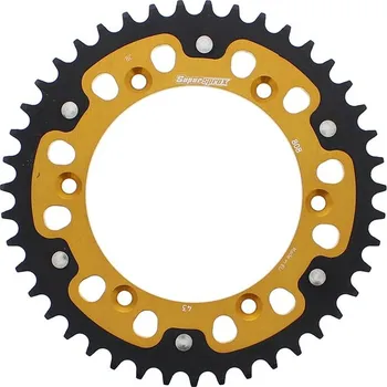 Řetězová sada pro motocykl Řetězová rozeta SUPERSPROX STEALTH RST-808:43-GLD zlatá 43 zubů, 520