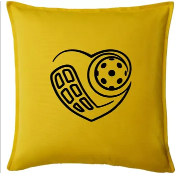 Polštář Florbal love - Polštář 50x50 - 50x50 - Pouze potah ( Žlutá )