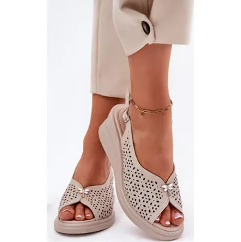 Dámské sandále Bota na klínech model 213014 Step in style 36