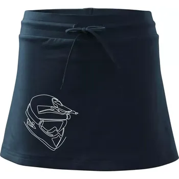 Dámská sukně Helma, přilba jednim tahem - Sportovní sukně - two in one - M ( Námořní modrá (velmi tmavá - téměř černá) )