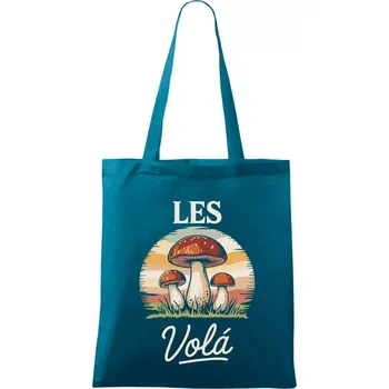 Les volá - Taška bavlněná - 42 x 38 cm ( Petrolejová )