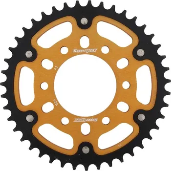 Řetězová sada pro motocykl Řetězová rozeta SUPERSPROX STEALTH RST-1524:43-GLD zlatá 43 zubů, 530