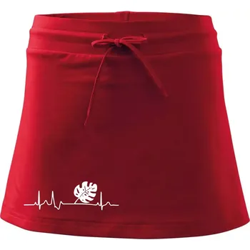 Dámská sukně EKG Monstera - Sportovní sukně - two in one - S ( Červená )