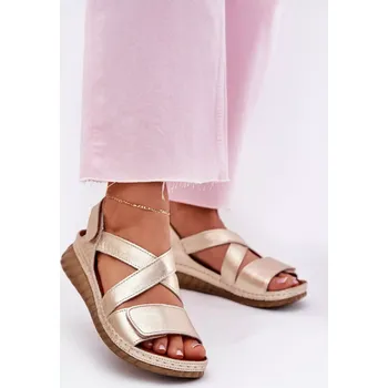 Dámské sandále Bota na klínech model 215014 Step in style 36