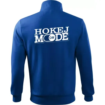 Pánská mikina Hokej mode - Mikina bez kapuce Adventure - S ( Královská modrá )