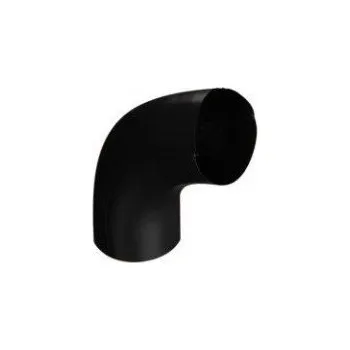 okap EVROmat Svodové koleno falcované 72° ČERNÉ RAL 9005 100 mm