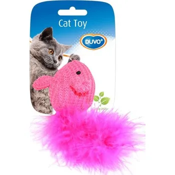 Hračka pro kočku LAROY Group Hračka cat bavlna Myš s ocáskem Duvo+ 10 x 6 x 4 cm