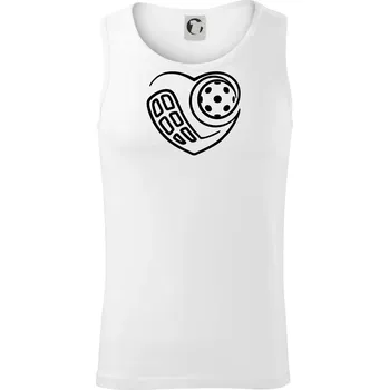 Florbal love - Tílko pánské Core - XL ( Bílá )