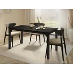 Jídelní stůl Limaino 160, Barva: černá / černý molet MIRJAN 5903211422423