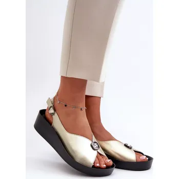 Dámské sandále Bota na klínech model 213023 Step in style 36