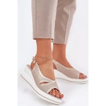 Dámské sandále Bota na klínech model 213456 Step in style 41