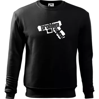 Chlapecké tričko Problém - zbraň - Mikina Essential dětská - 146 cm/10 let ( Černá )