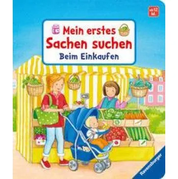 První čtění Mein erstes Sachen suchen: Beim Einkaufen (Denitza Gruber)(Leporelo)