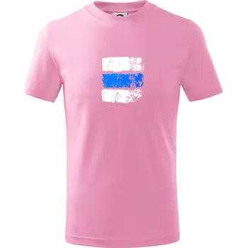 Chlapecké oblečení Turistická značka - modrá - Tričko dětské bavlněné - 122 cm/6 let ( Růžová )