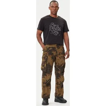 Pánské tričko G-Star Raw T-Shirt HD Print D26824-D975 Černá Regular Fit S