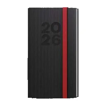 Diář Týdenní kapesní diář 2026 Vigo - černý