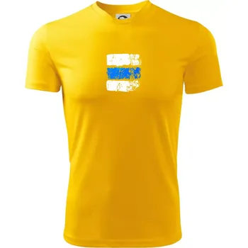 Pánské tričko Turistická značka - modrá - Pánské triko Fantasy sportovní (dresovina) - S ( Žlutá )