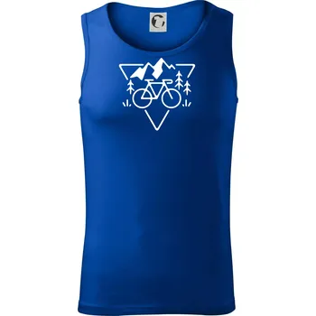 Cyklo trojúhelník - Tílko pánské Core - S ( Královská modrá )