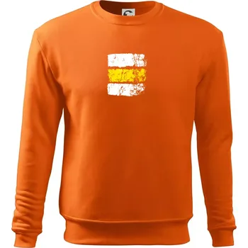 Pánská mikina Turistická značka - žlutá - Mikina Essential pánská - L ( Oranžová )